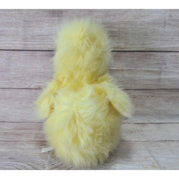 Vintage Wishpets Plush Fluffy Chick Stuffed Animal Toy Yellow 10" 1999 - Picture 2 of 5